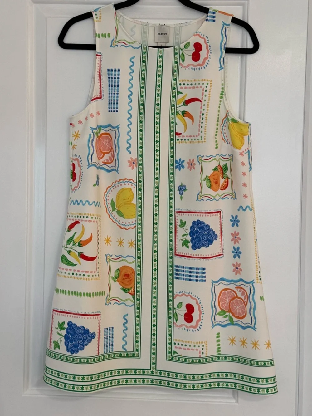 Anthropology Maeve EUC Fruit Dress Women’s M - Picture 2 of 6